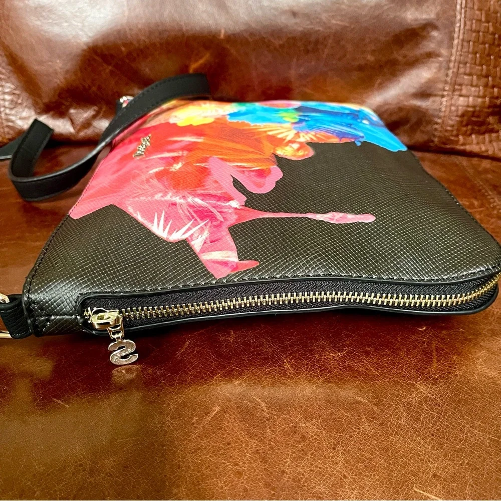 Desigual Corel Molina Expandable Leather Crossbody & Shoulder Bag New Condition